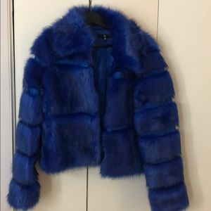 Misguided faux fur coat/jacket